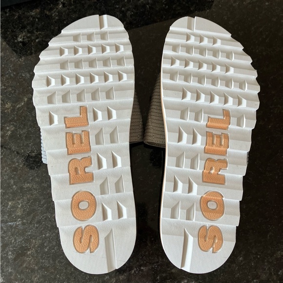 New Sorel Roaming Easy Slide Sandals, Casual Stretch Grey Slides, Athleisure - Picture 11 of 12